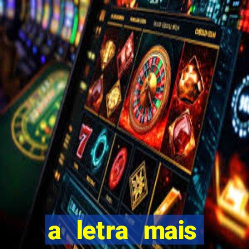 a letra mais bonita do mundo